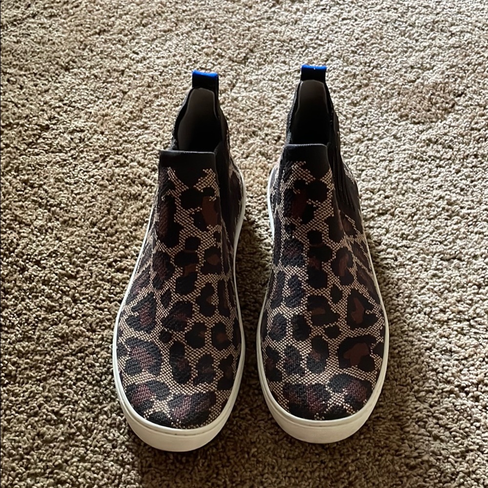 Rothy's Leopard Print Sneakers